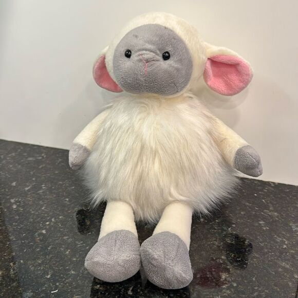 HE10388 LALIA LAMB 16" Plush Stuffed Animal Toy by Ganz - Picture 1 of 8